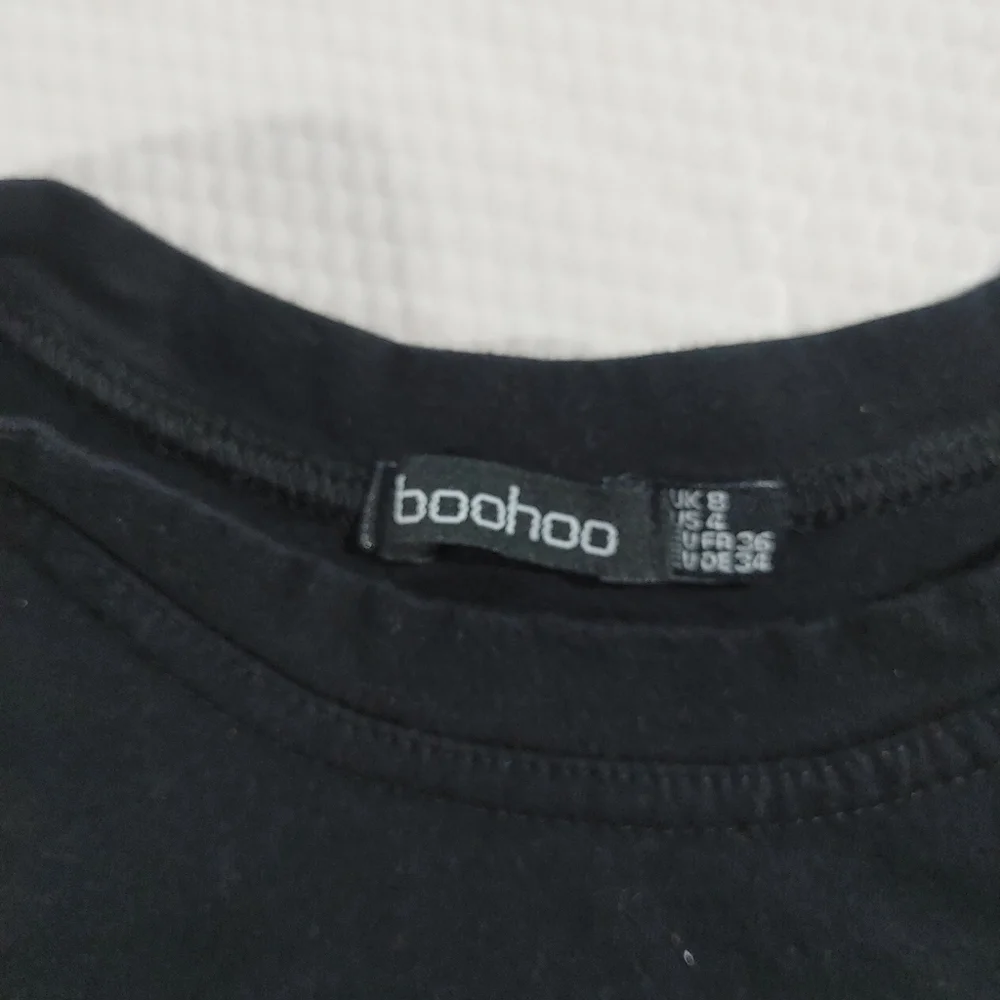 Boohoo Cheetah Lip Femme La Mode Black Short Sleeve T-shirt - 4 - Picture 5 of 8